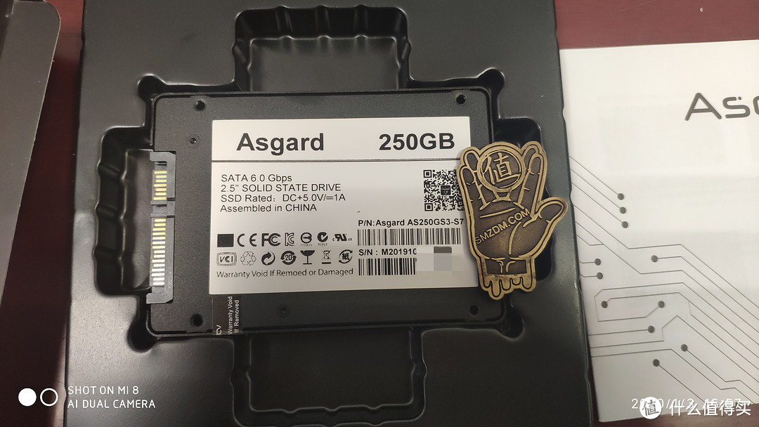 帮别人买了个SSD，Asgard AS250GS2-S7