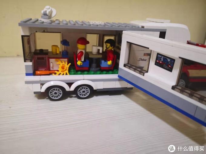 lego city系列亲子野营房车60182
