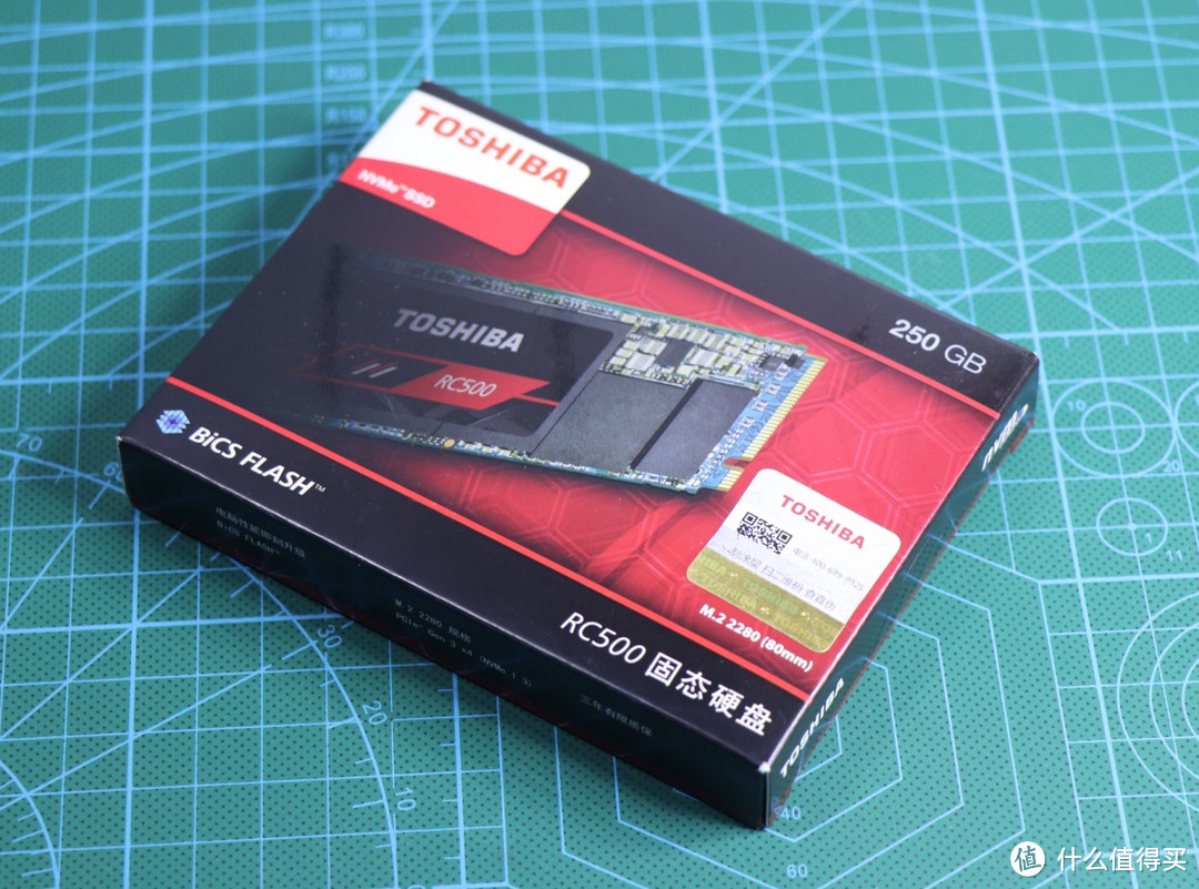 插满才舒坦 - 东芝 TOSHIBA RC500 250G M.2 NVME SSD固态硬盘