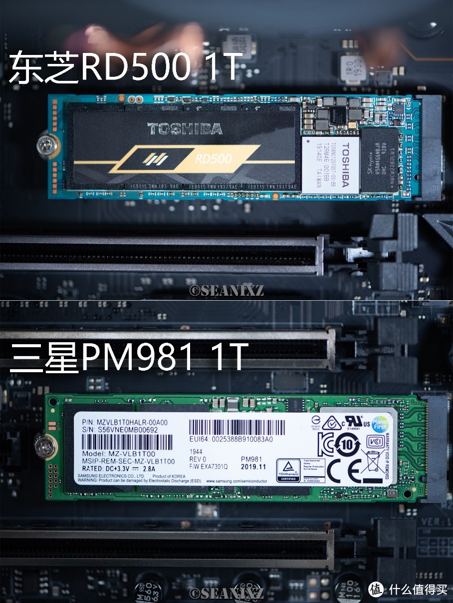 旗舰级 PCIe 3.0 M.2固态硬盘哪家强：东芝RD500 VS 三星 PM981 对比评测