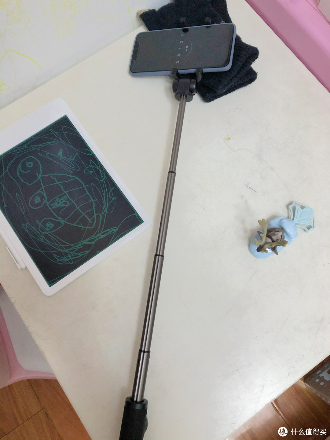 外设向 篇十:终于和罗老师交朋友了——坚果蓝牙自拍杆开箱