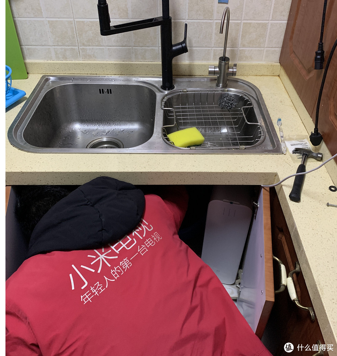 小米净水器S1 双出水800G 站内首评——年轻人第一次的厨房漏水？