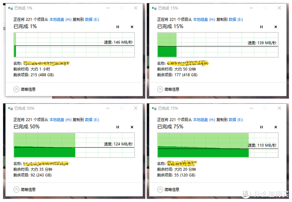 视频写入测试，大概每10分钟掉10M左右