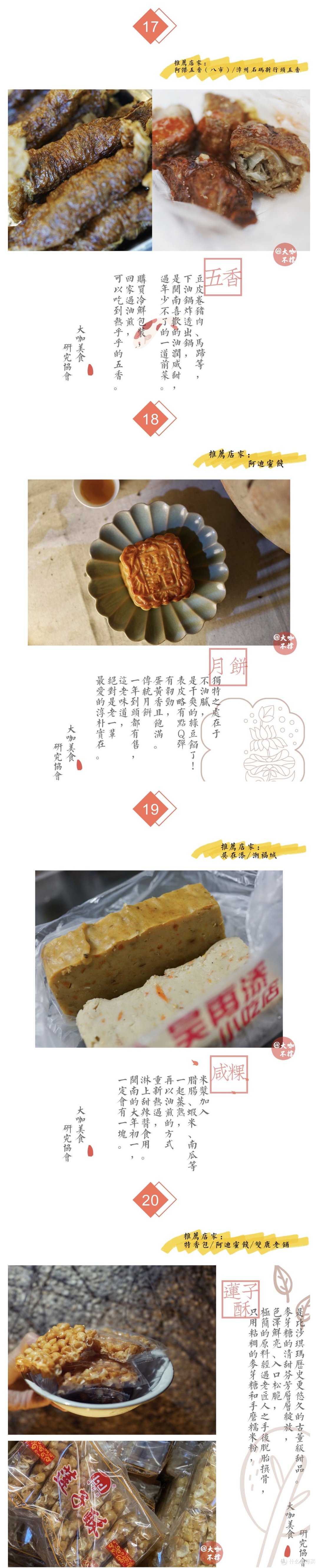重温近「50家」传统老店，精选出「32样」闽南古早味年货&伴手礼！