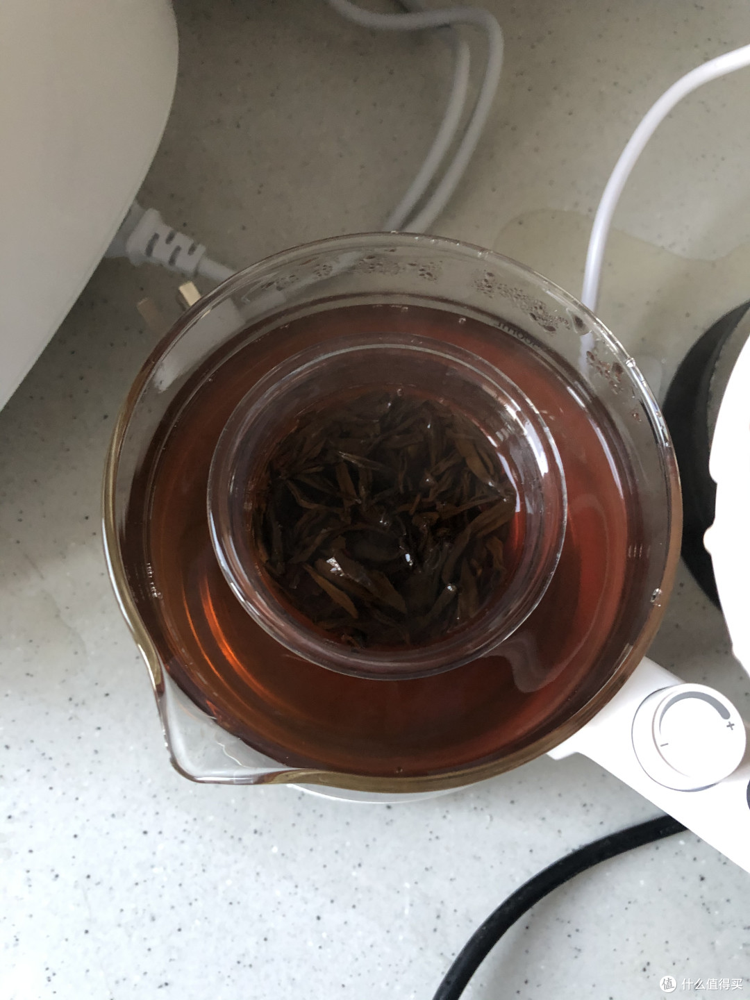 打开盖子茶香四溢