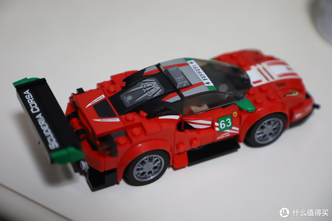 LEGO 法拉利 488 GT3 六颗粒冠军赛车也香