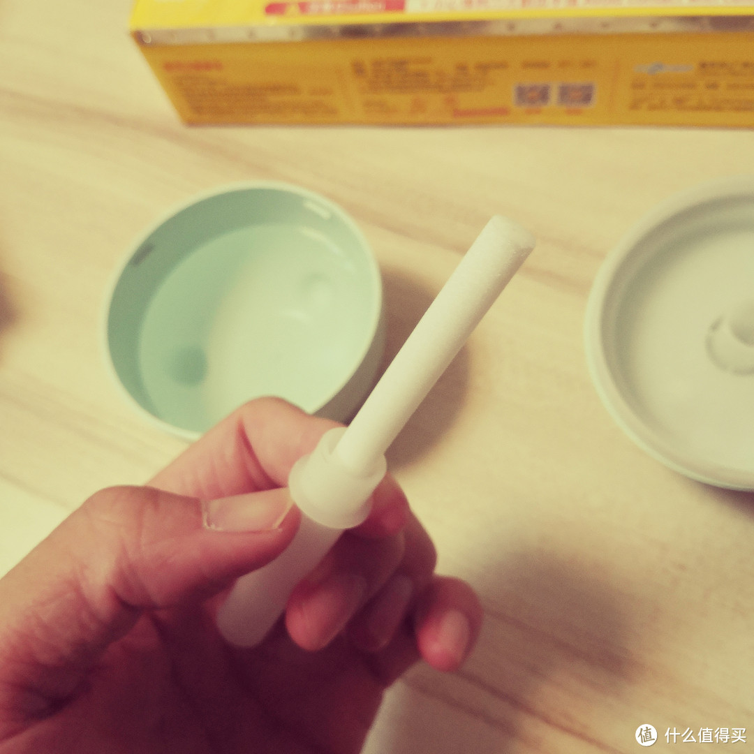 棉条吸水吸饱,待装回