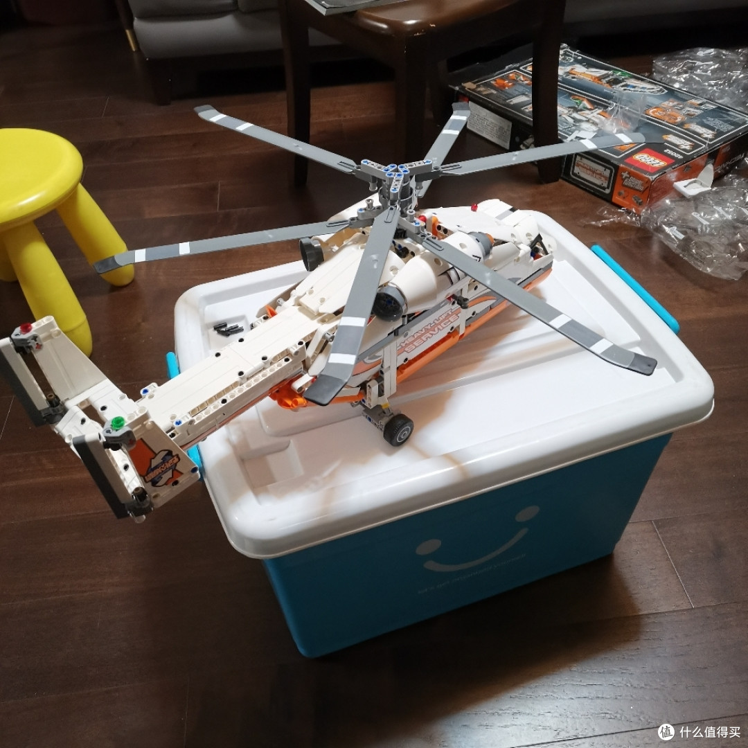 老杨的玩具仓库 篇十:乐高机械组 42052 双旋翼运输直升机