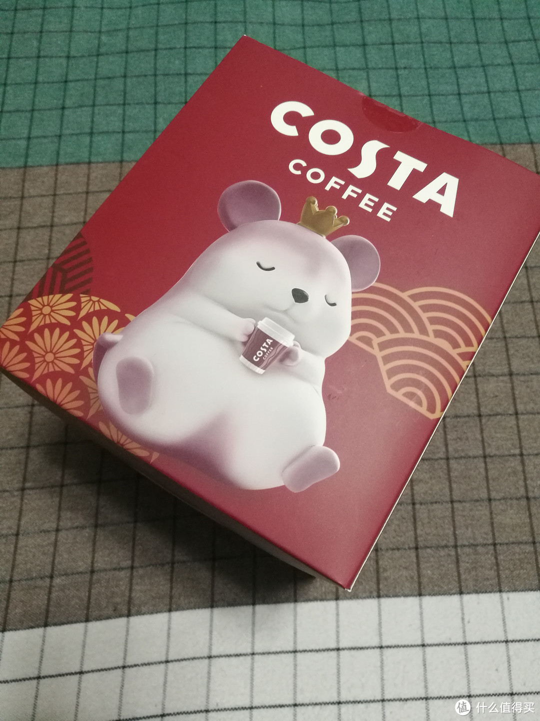 Costa Coffee（咖世家）花666积分兑换的新春萌鼠储蓄罐，萌到心里。