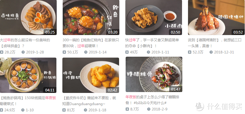 建议收藏！年夜饭大盘点——8位B站百大美食UP主手把手教你做年夜饭（附赠视频清单）