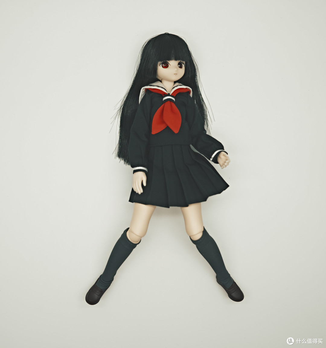 可动手办篇三 1 6 Azone 娃娃地獄少女 阎魔爱 开箱展示 模型 什么值得买