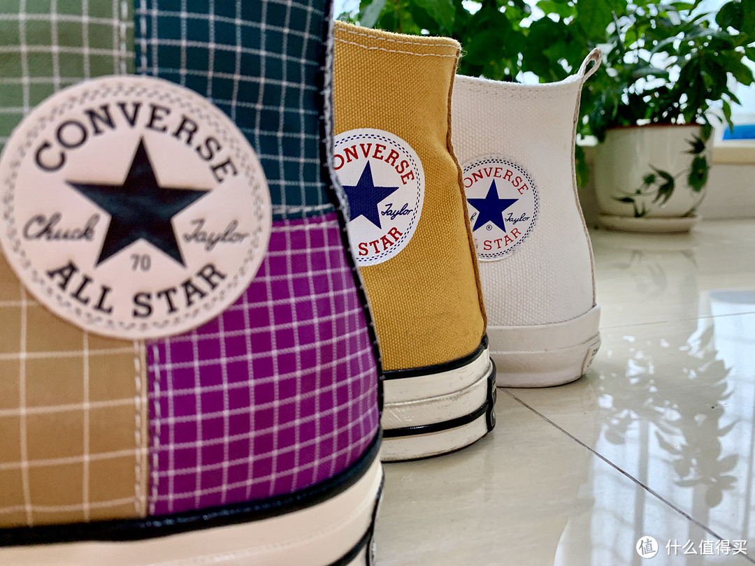 伪开箱3双converse chuck taylor