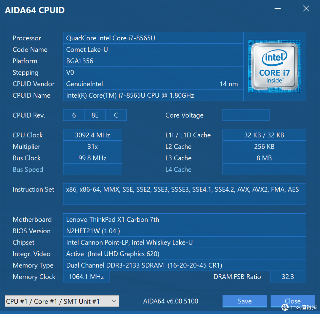 AIDA64 CPUID
