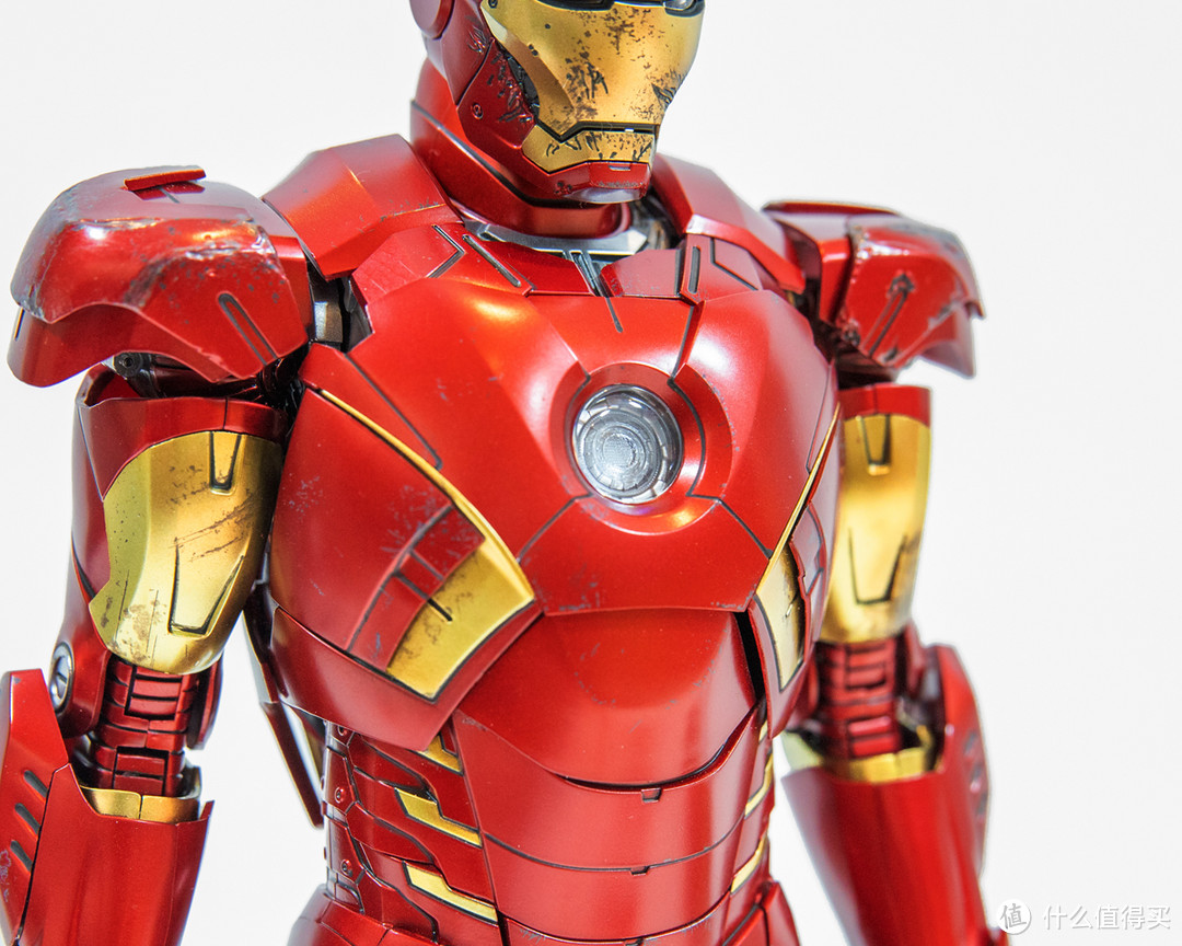 怀念华丽的首次集结——Hot Toys 钢铁侠 Mark 7 合金版 1/6可动人偶