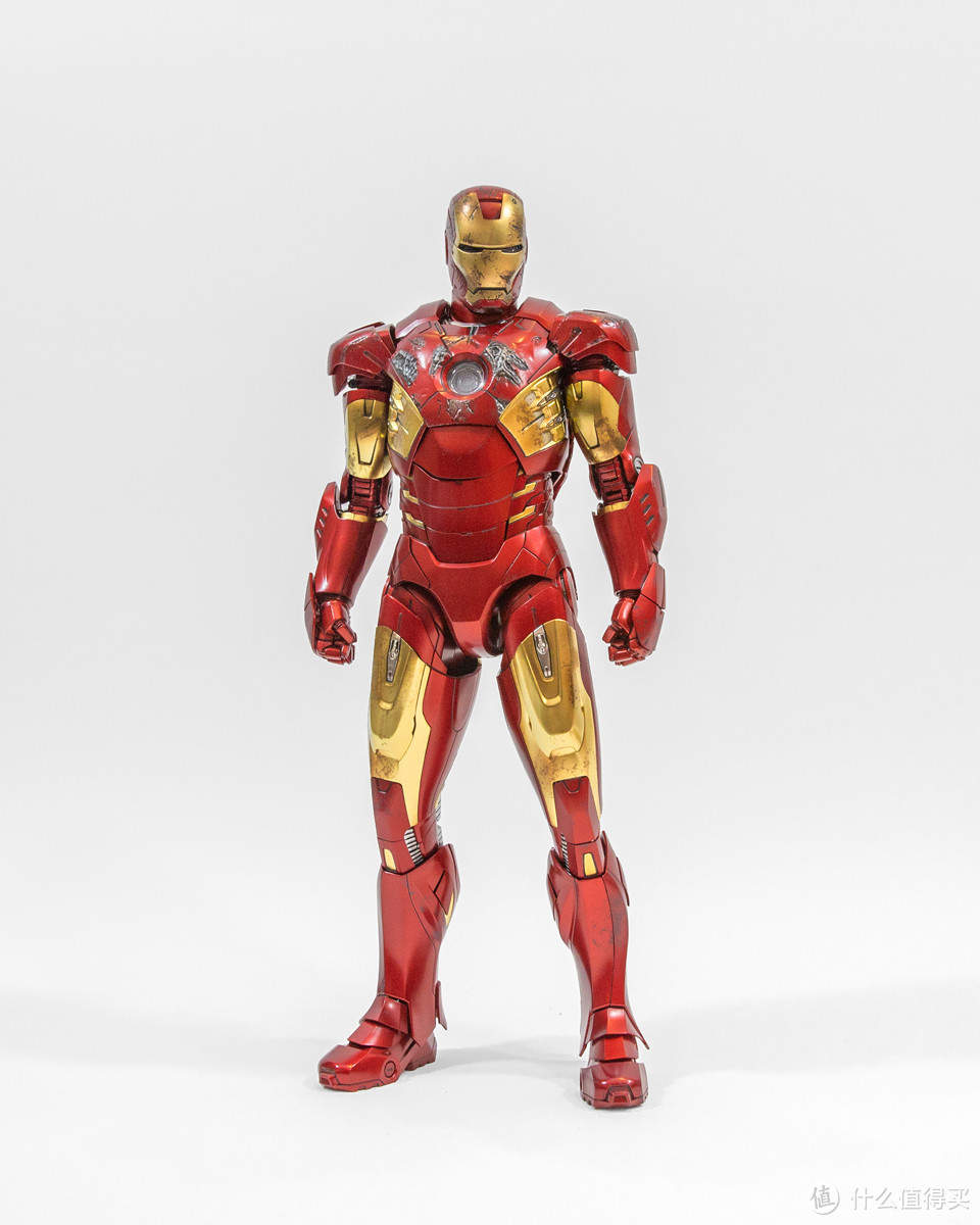 怀念华丽的首次集结——Hot Toys 钢铁侠 Mark 7 合金版 1/6可动人偶