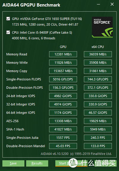 GPGPU Benchmark