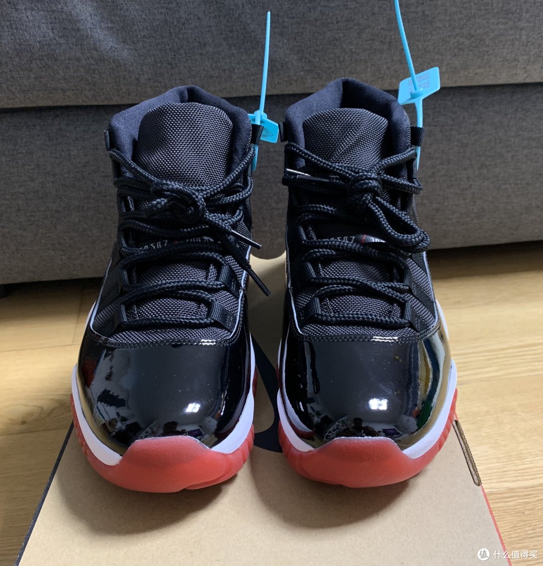 开箱晒物 篇五:置办过年装备——AJ11Bred2019