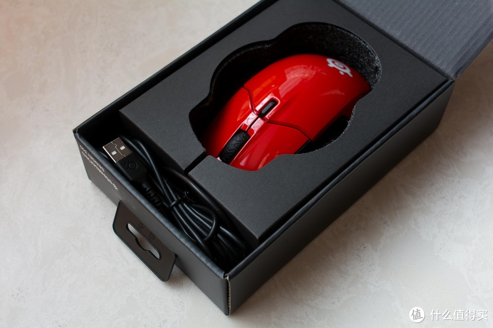 颜值超棒的游戏鼠标，赛睿Sensei310火星红版开箱