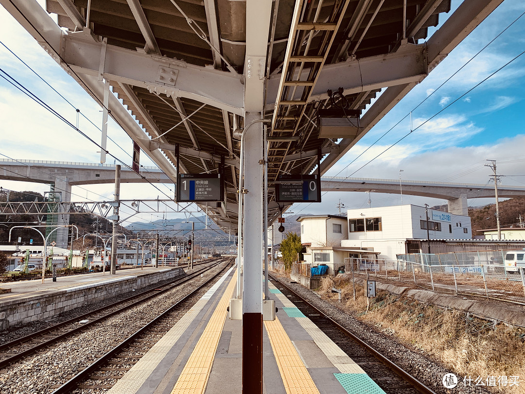 随手抓拍的冈谷站站台风景