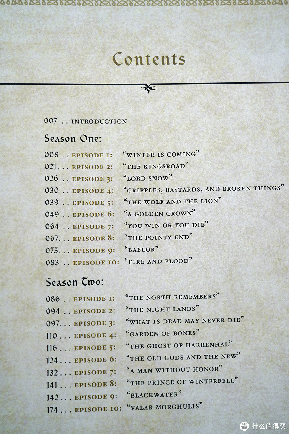 Inside HBO's Game Of Throes 权利的游戏官方收藏集