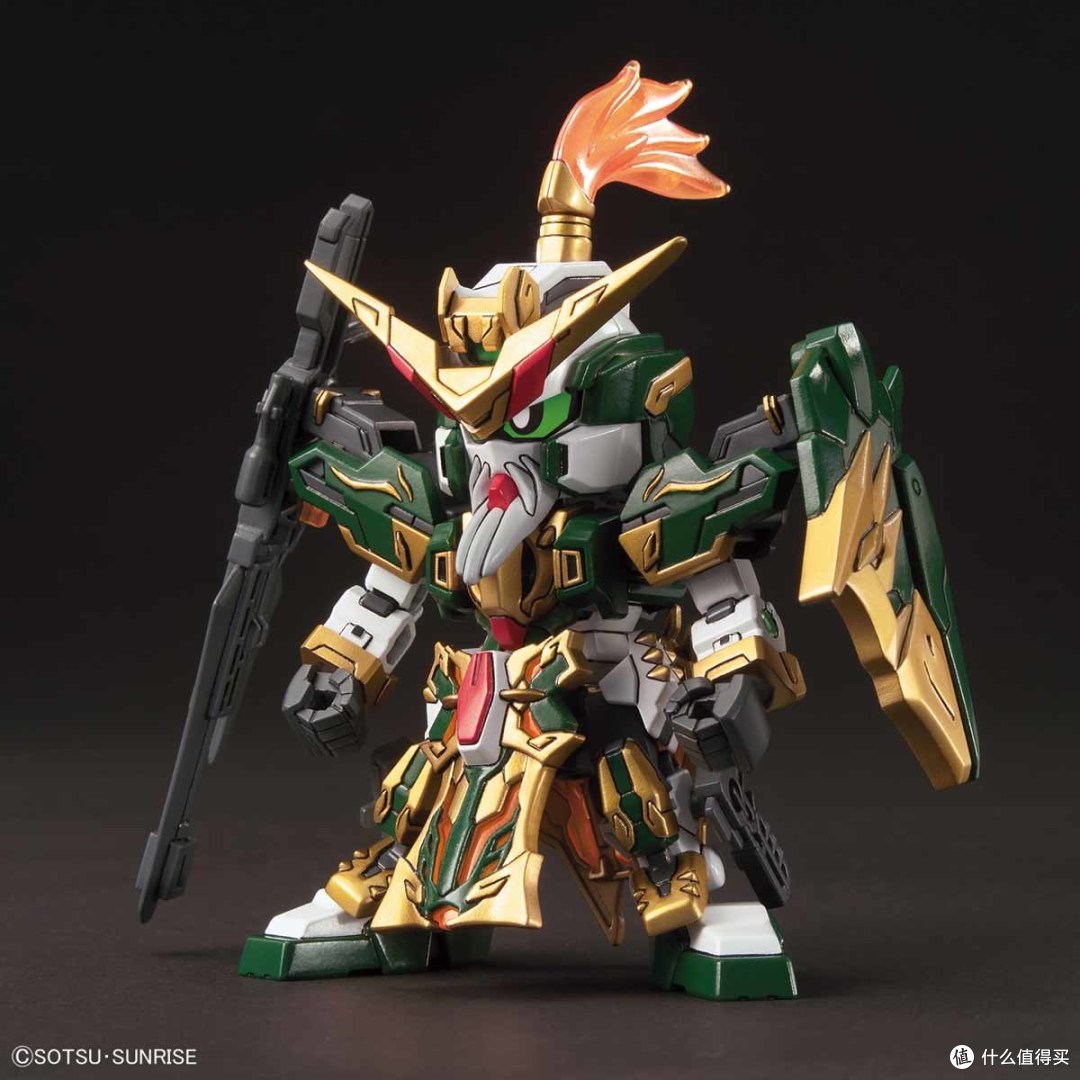 三国创杰传 BANDAI 万代 拼装模型SD高达 黄忠 伪开箱