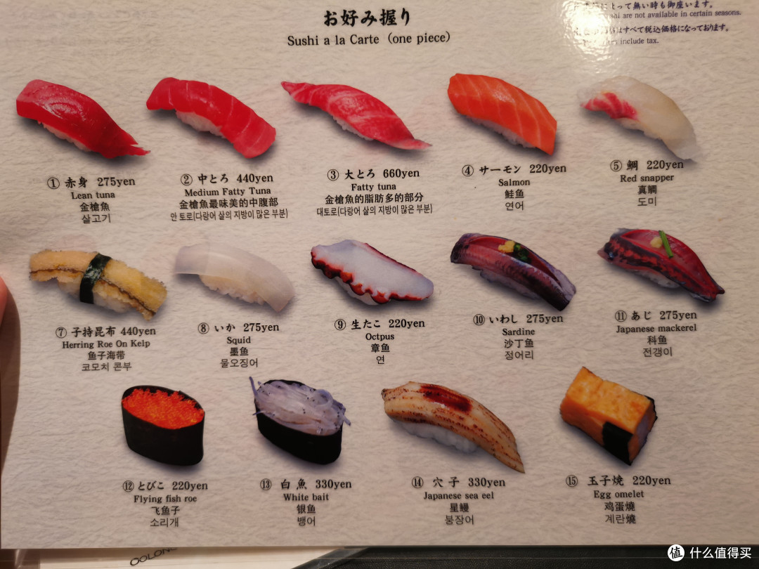 单点的菜单