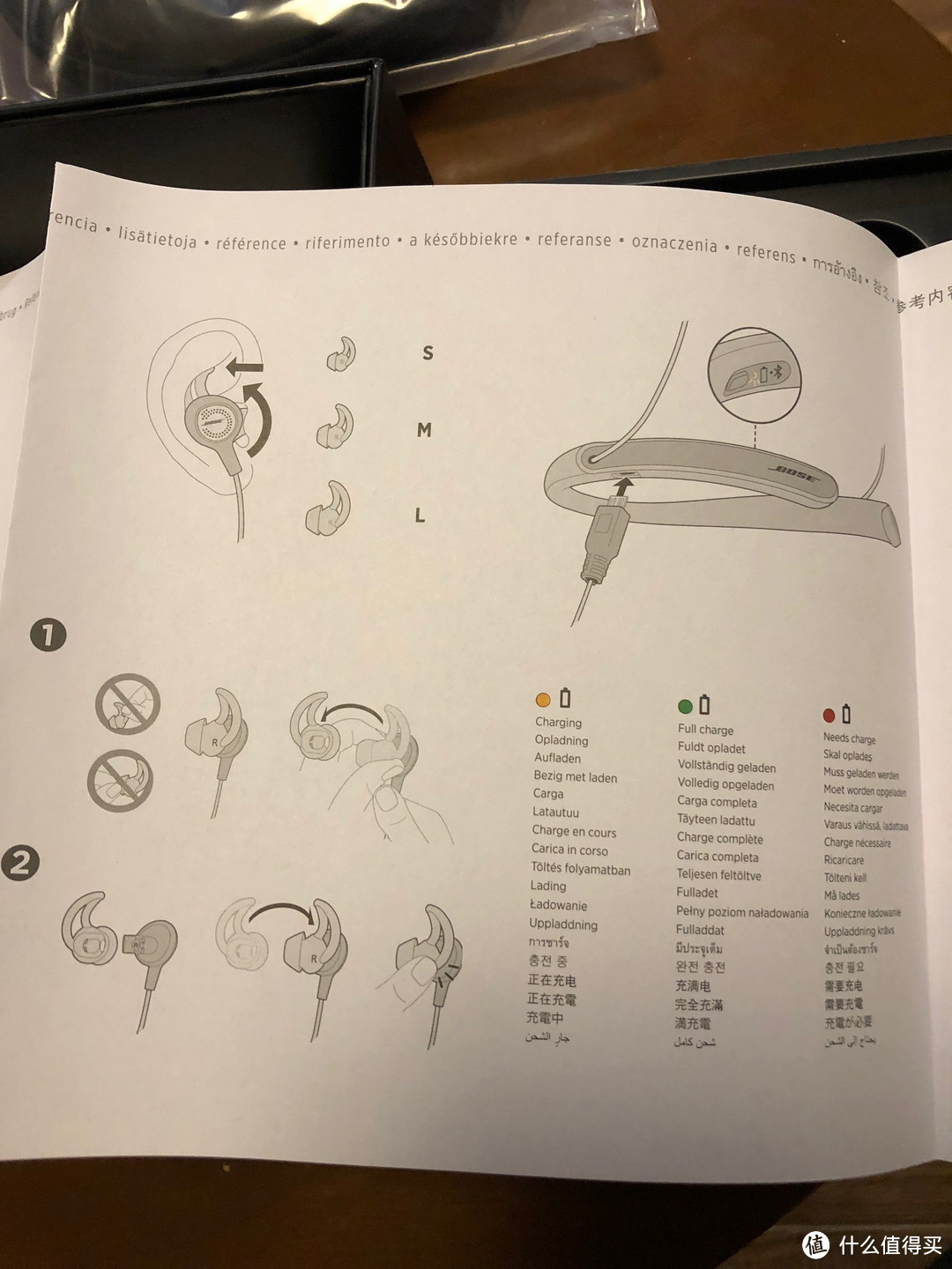 三种充电状态的指示灯