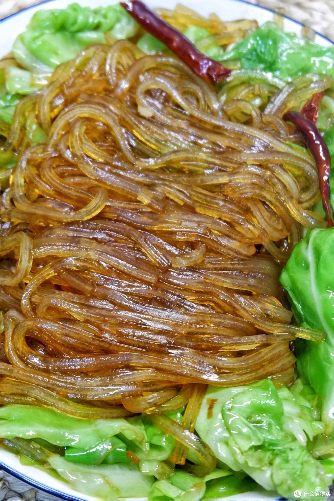 爆好吃！包菜粉条这样炒~根根分明～不粘锅