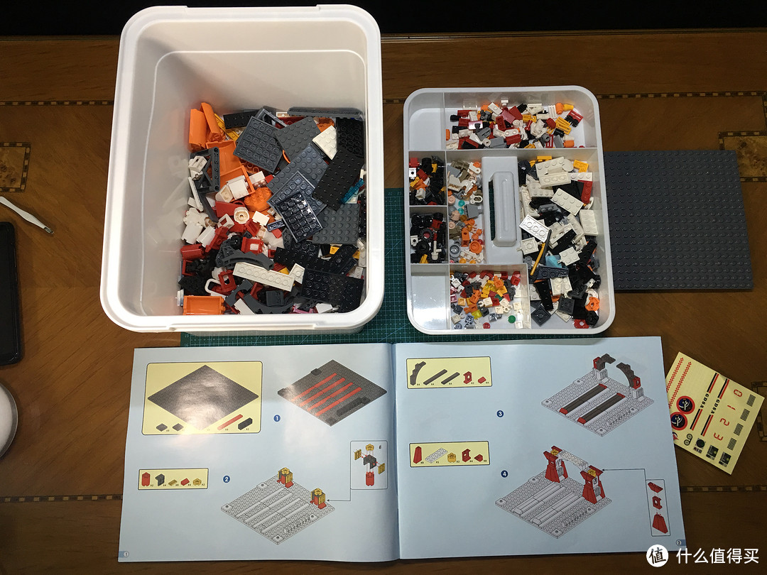 由于没有分包处理,为了方便找件分开存放