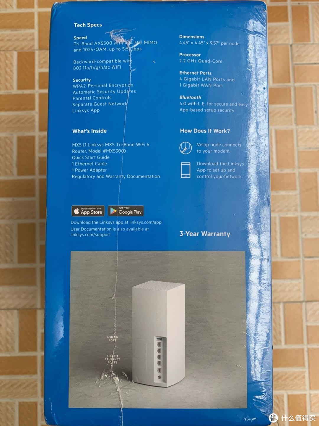 大块头是否有大智慧"尝鲜"WIFI6 Linksys Velop MX5300