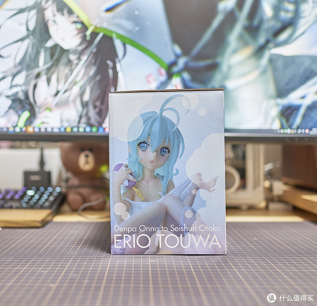 手办 篇六:电波女与青春男 『藤和艾莉欧』泳装洗澡ver.手办开箱_日韩