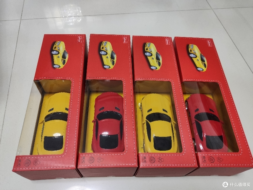 一口气整了四辆小奔驰:星辉 奔驰AMG GT 1:24遥控车跑车玩具车