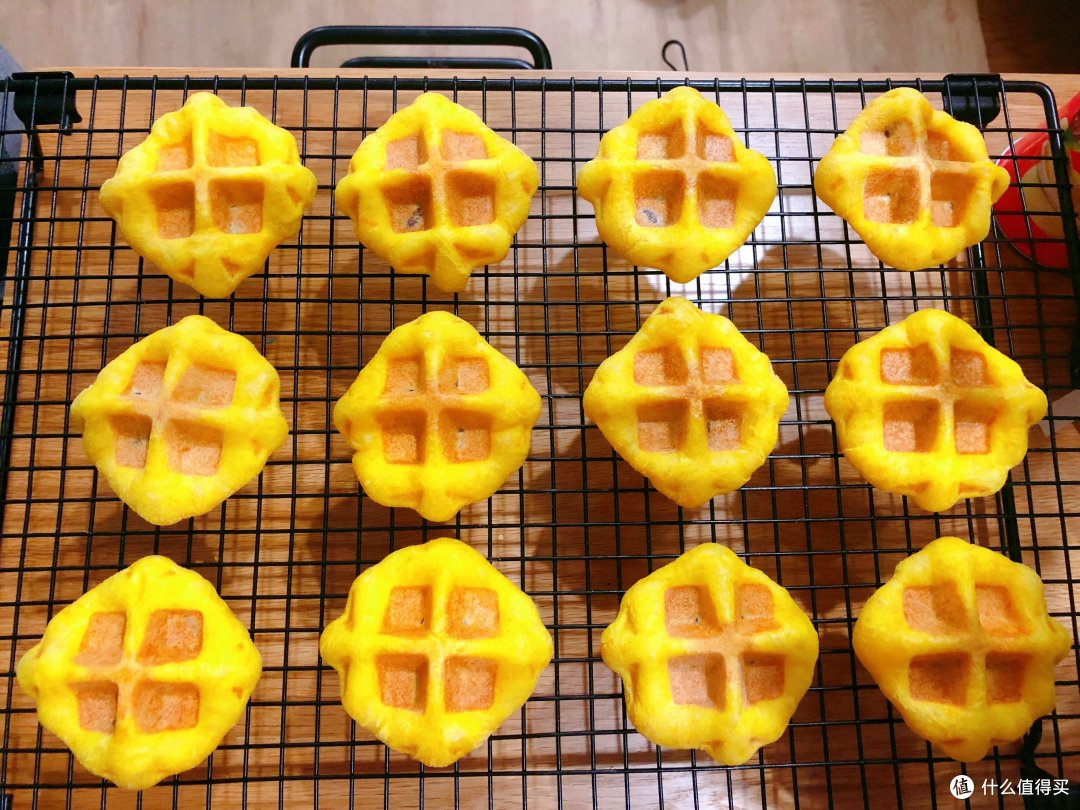 南瓜红豆华夫饼