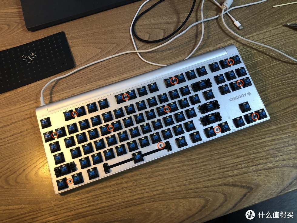 樱桃cherry MX8.0机械键盘维修经验分享