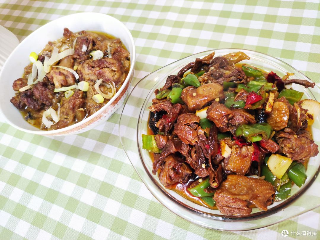 一鸡两吃之黄焖鸡&红烧辣子鸡