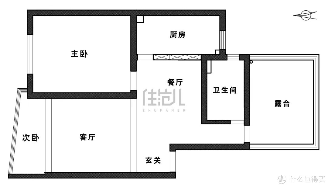 20年前58㎡老破小逆袭，长虹玻璃＋私人露台，我看到了井柏然家的影子