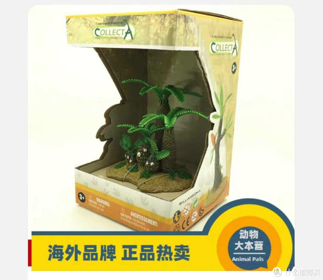 更大个头的连片绿植大部分购于collecta家的仿真动植物系列 