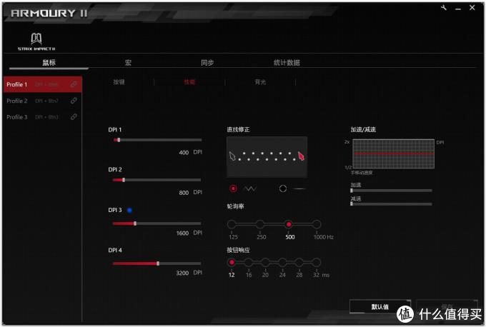 不一样的轻巧79克，免焊微动随意换：华硕 ASUS ROG 影刃2 游戏鼠标