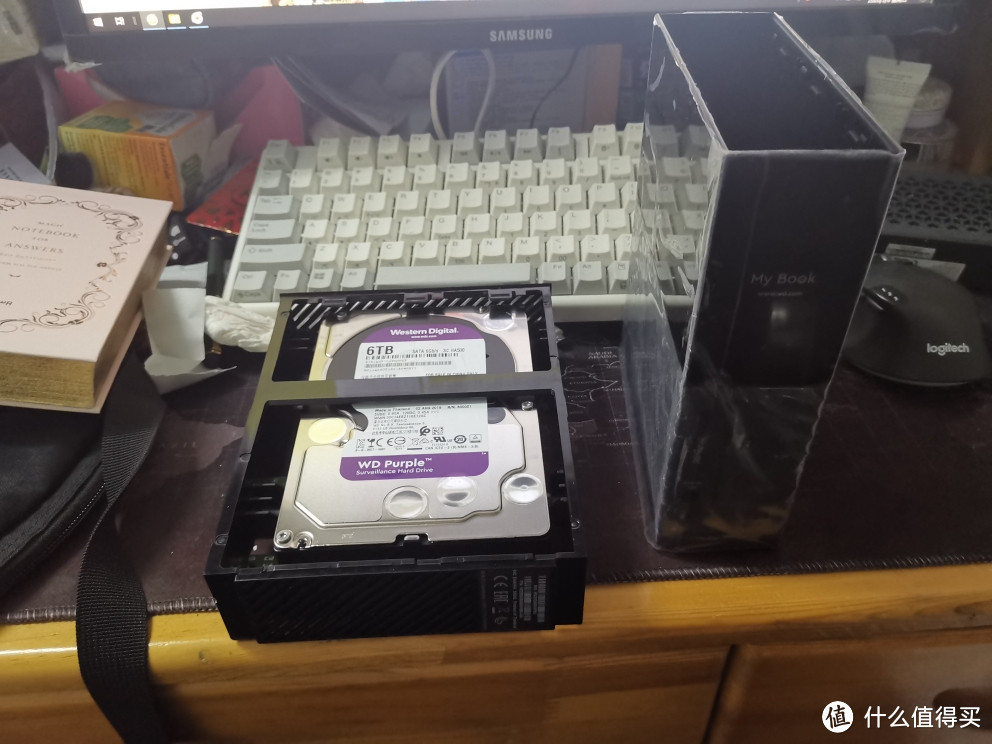 Mybook拆出紫盘，感谢值得大妈的关照，硬盘升级计划。