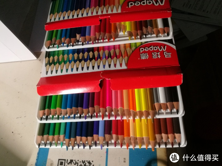 MAPED马培德48色彩铅+无木铅笔开箱测评
