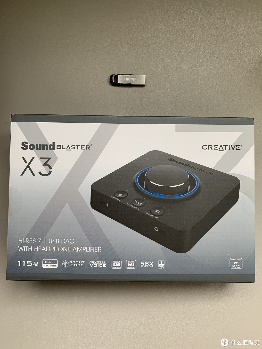 小民钟爱 创新Sound Blaster X3 开箱