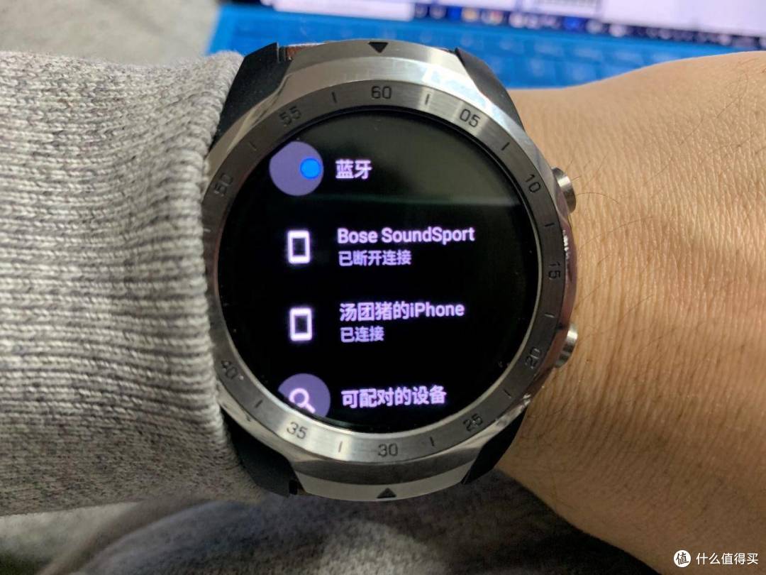 苹果手机也能搭安卓，TicWatch esim手表一号双终端随时在网不失联