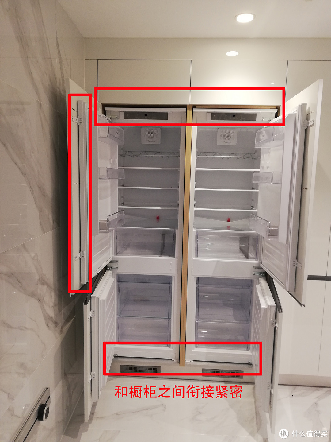 冰箱柜子一体式效果图,酒柜连冰箱效果图大全 - 伤感说说吧