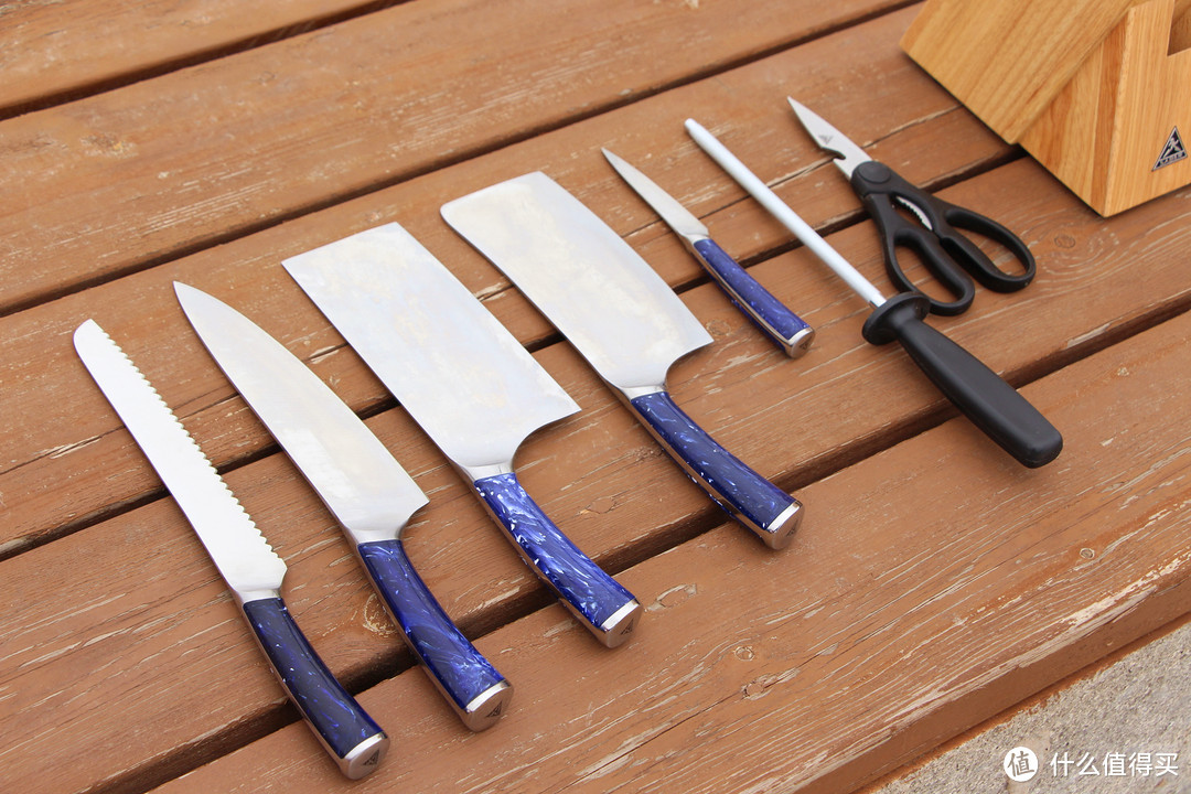 好物推荐·美国SABER刀具 厨房套刀组合8件套