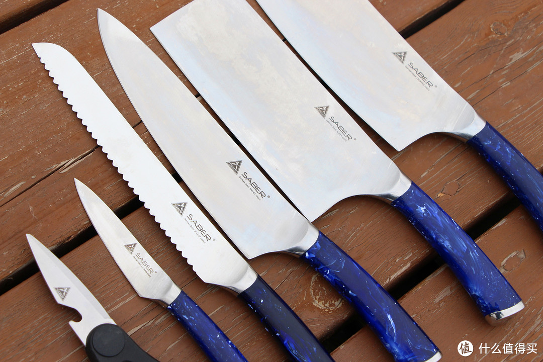 好物推荐·美国SABER刀具 厨房套刀组合8件套