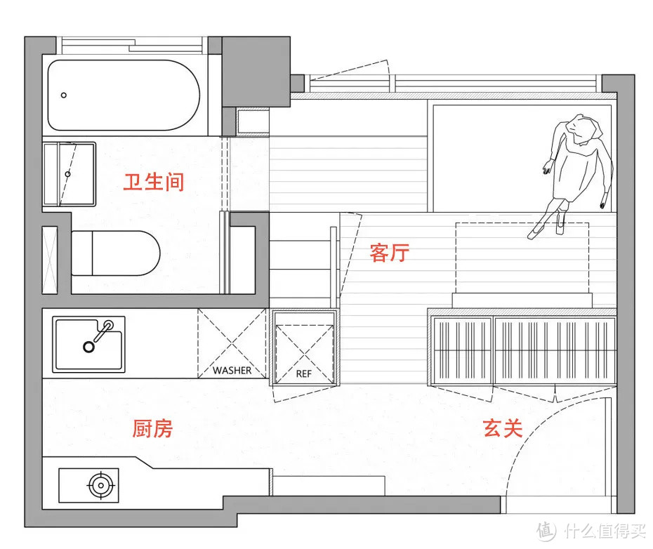 49m²的“变态”细节，值得每一个89m²户型学习