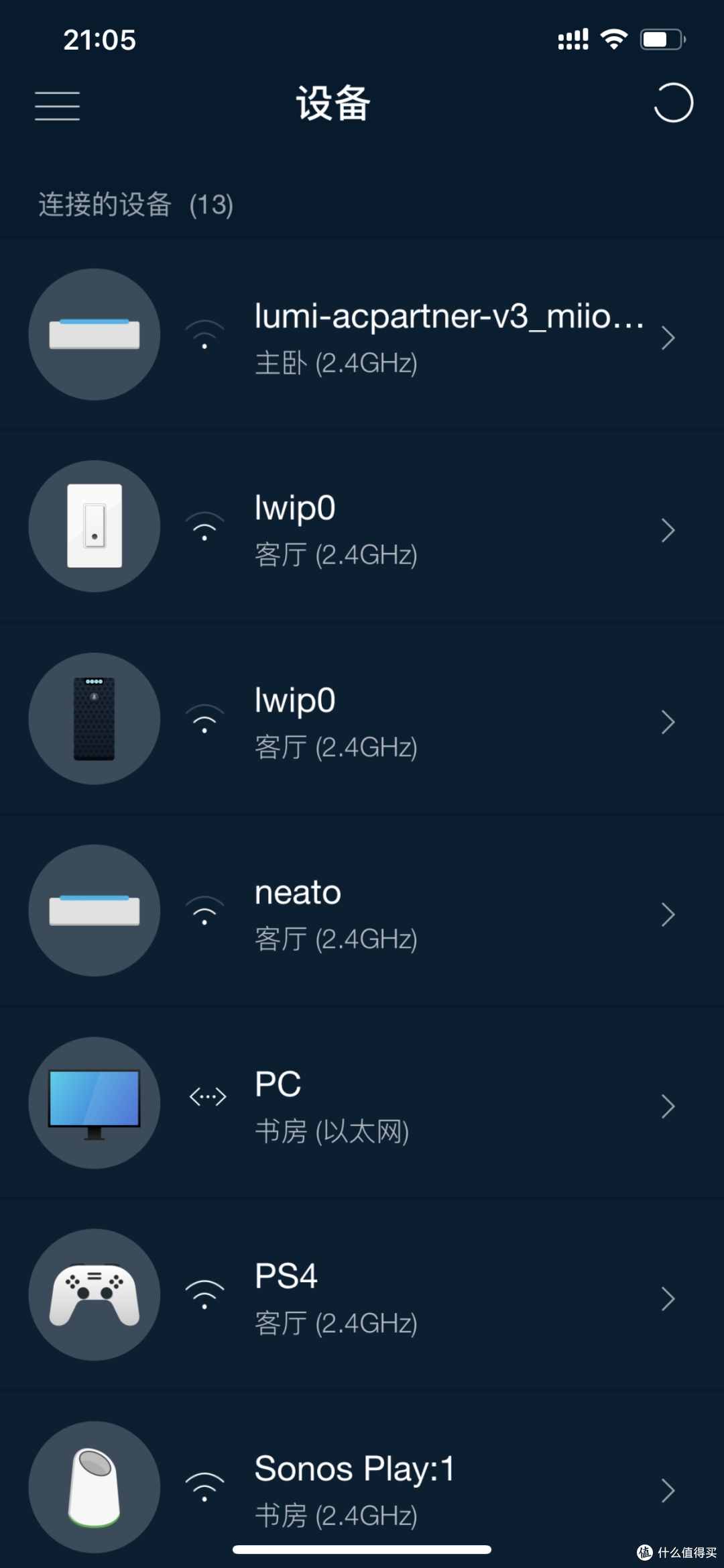这是我主网络连接设备可以更改备注和图标挺方便