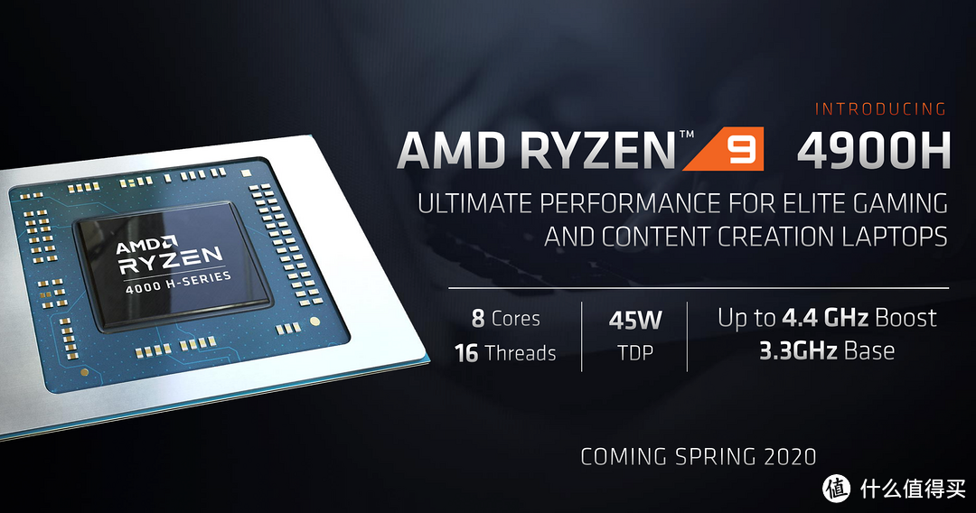 AMD第4代Ryzen9 APU登场：8核心16线程，集成512SP核显功耗仅35W