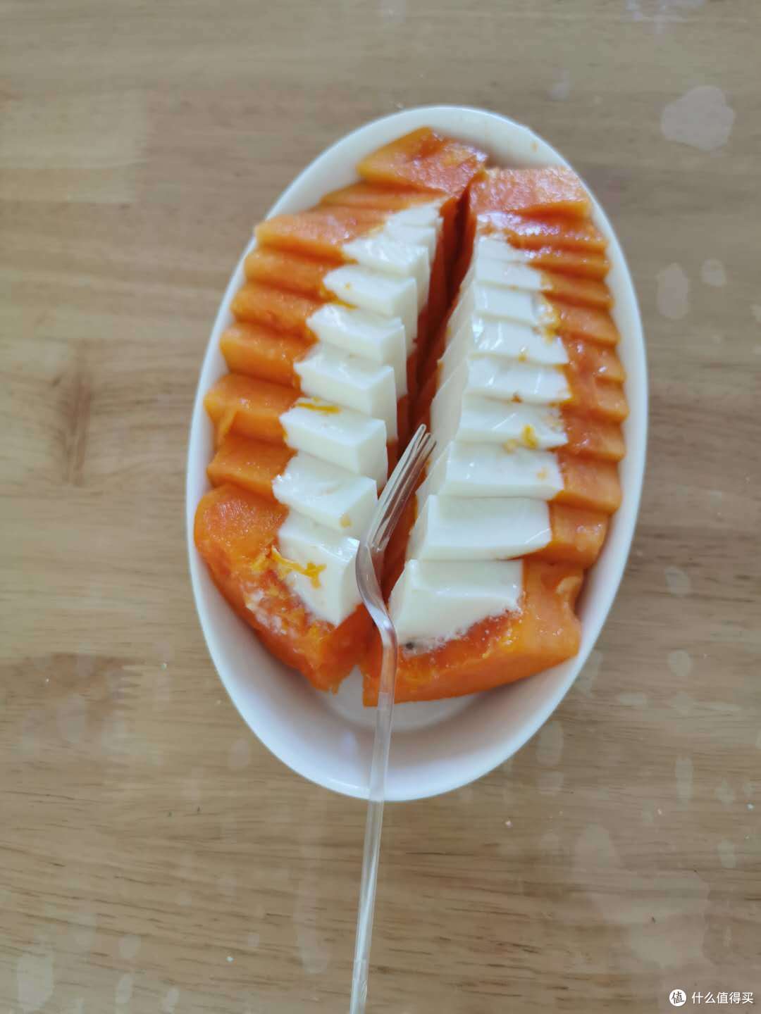 宅在家-快手甜品木瓜牛奶冻