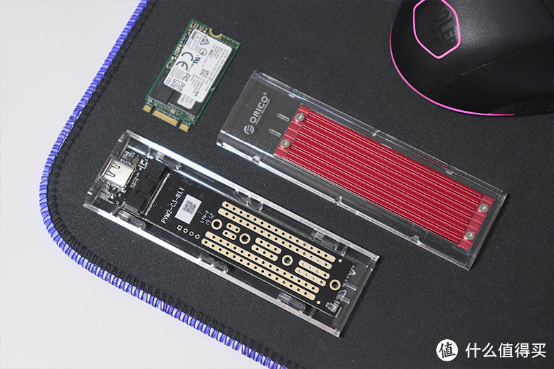 M.2固态也玩透明盒：ORICO红马甲C口硬盘盒TCM2-C3体验